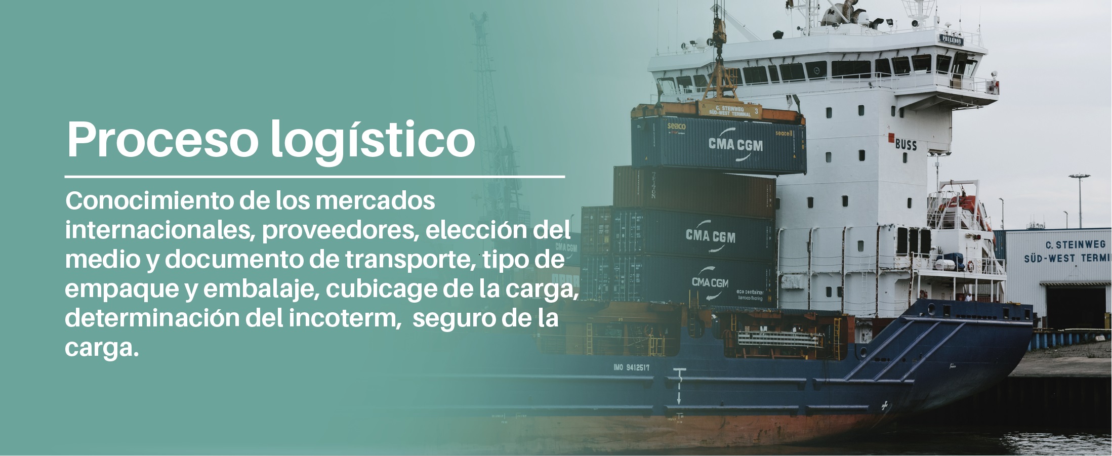 Proceso logístico - Conocimiento de los mercados internacionales, proveedores, elección del medio y documento de transporte